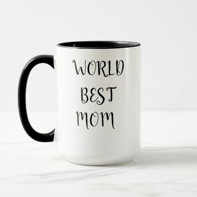 for the best mum in the world mug (Left)