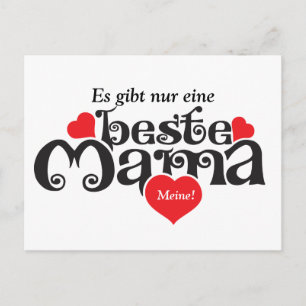 For the best mum... postcard