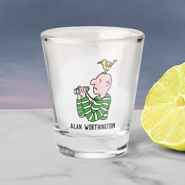 For the Birdwatcher or Ornithologist. Shot Glass (Creator Uploaded)