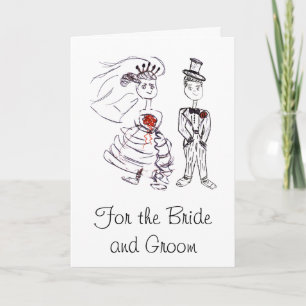 For the Bride & Groom Card