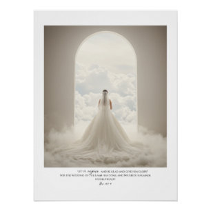 For the bride He loves. Glossy Poster
