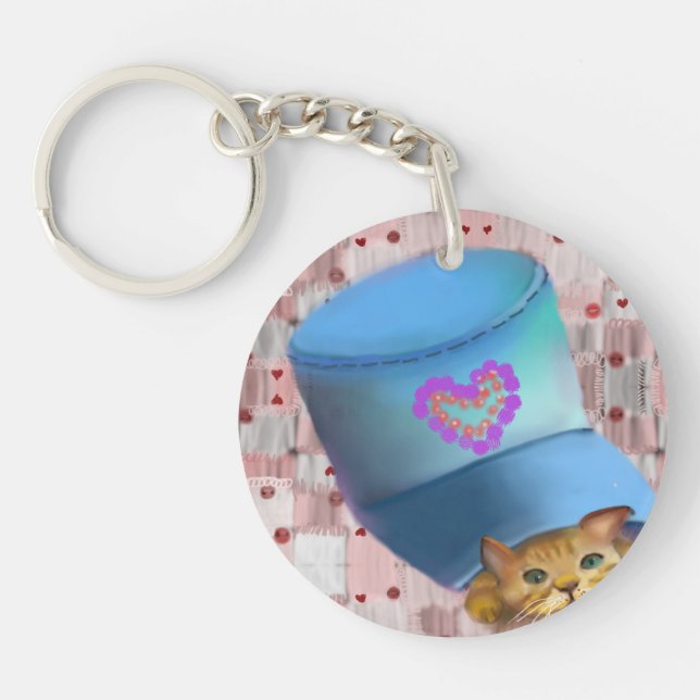 for the cat lovers key ring (Front)
