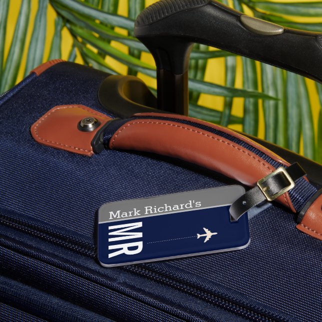for the Classy Aeroplane Traveller  Luggage Tag (Front Insitu 3)