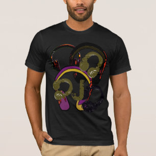 for the d.j. . headphones graphic T-Shirt