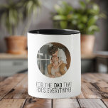 "For the Dad That Fixes Everything" Photo  Mug<br><div class="desc">Celebrate the handyman of the house with our "For the Dad That Fixes Everything" photo mug! This personalised mug features a heartfelt quote alongside a customisable space for your favourite photo, making it a unique and thoughtful gift for the dad who’s always there to fix things. Perfect for Father's Day,...</div>