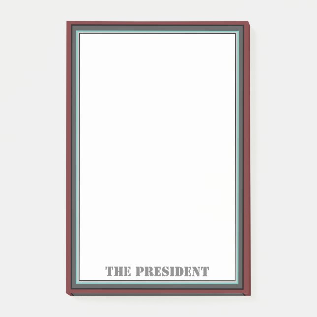 For The Desk Of The President Post-it Notes (Front)