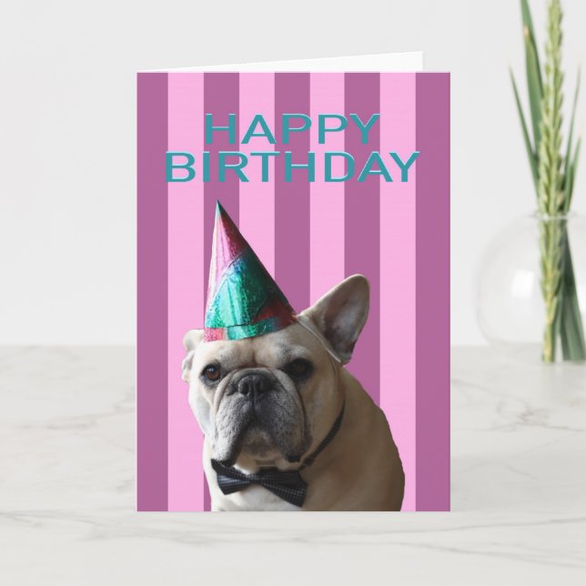 For the dog lover's birthday card (Front)