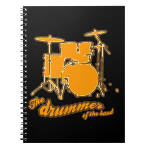 For the drummer spiral notebook