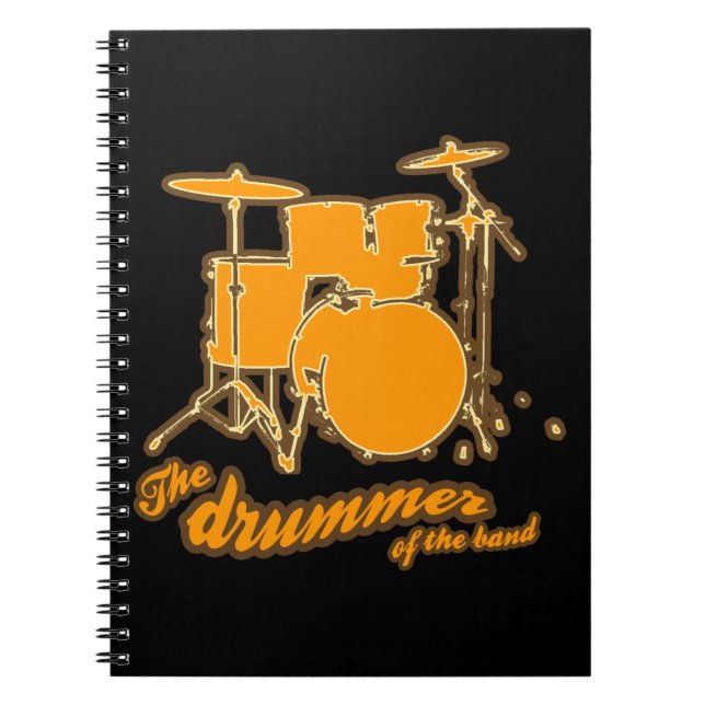 For the drummer spiral notebook (Front)