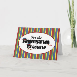 For the Kindergarten Graduate Congratulations Card