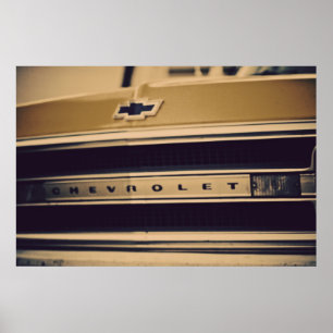 For the love of a chevy poster