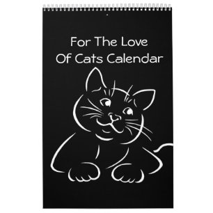 For The Love Of Cats Calendar