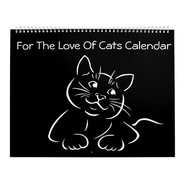 For The Love Of Cats Calendar (Cover)