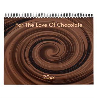 For The Love of Chocolate Customisable Calendar