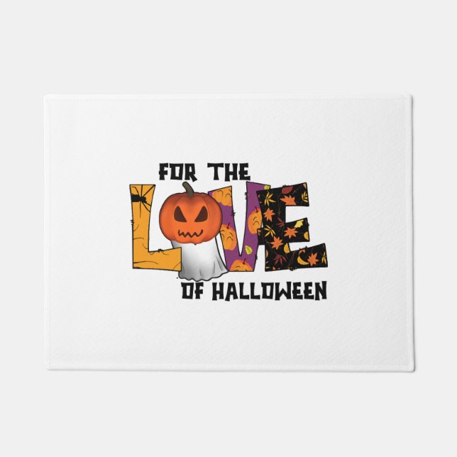 For the Love of Halloween  Doormat (Front)