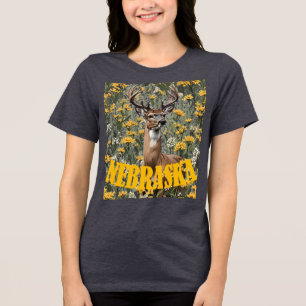 For The Love Of Nebraska Tri-Blend Shirt