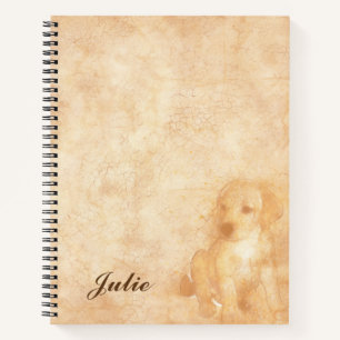 For the love of Puppies Custom Notebook