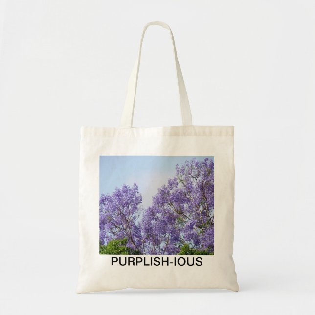For The Love Of Purple Tote Bag (Front)