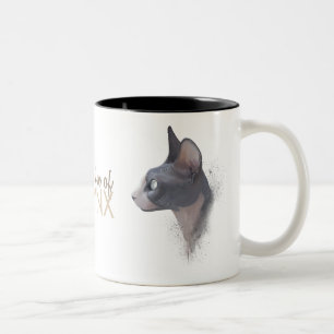 For the love of SPHYNX Two-Tone Coffee Mug