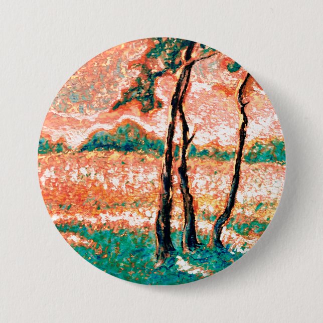 For the love of Summertime 7.5 Cm Round Badge (Front)