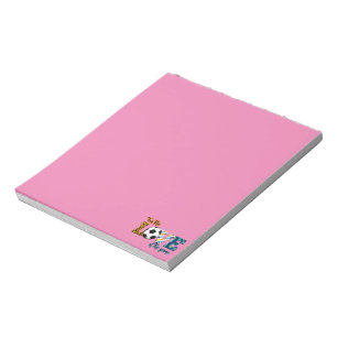 For The Love Of The Game Soccer Mum Leopard Notepad