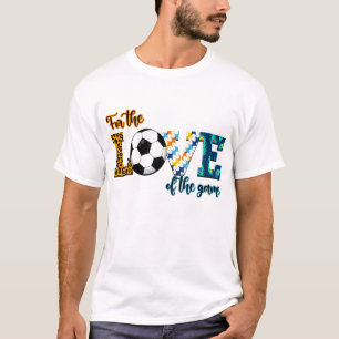 For The Love Of The Game Soccer Mum Leopard T-Shirt