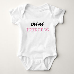 For the mini princess, baby gift, funny baby bodysuit