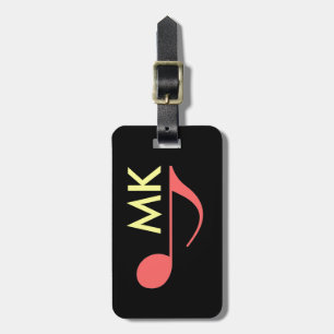 for the Musician a Musical Note Luggage Tag