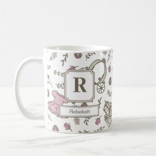 For The Princess Monogram Coffee Mug