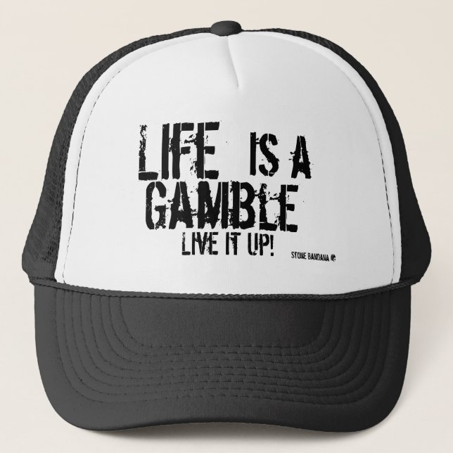 For the Risk Takers Trucker Hat (Front)