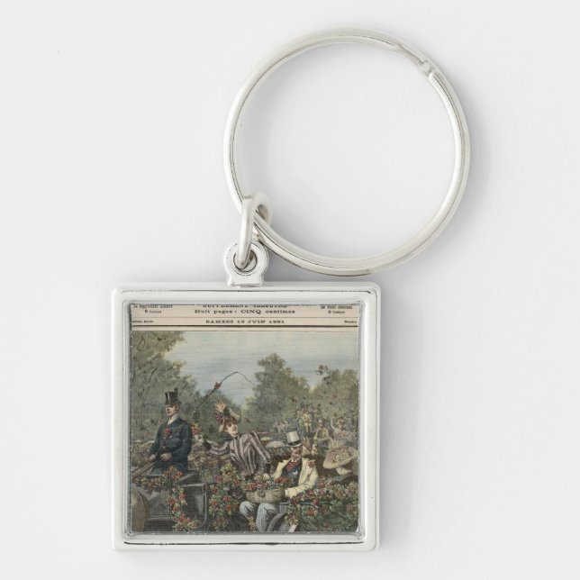 For the Victims of Duty Key Ring (Front)