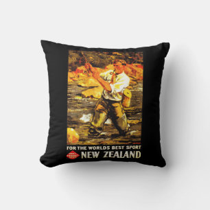 For The World's Best Sport ~ New Zealand Cushion