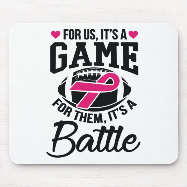 For Them Breast Cancer Awareness  Mouse Pad (Front)