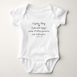 For this child I prayed Baby Bodysuit