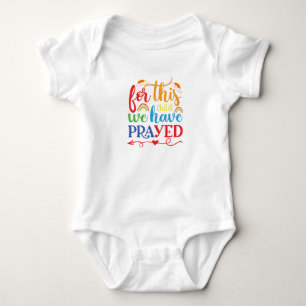 For This Child We Have Prayed Baby Bodysuit