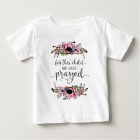 For This Child We Have Prayed Baby Girl Tutu