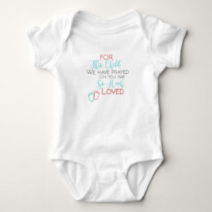 For This Child We Have Prayed Bodysuit