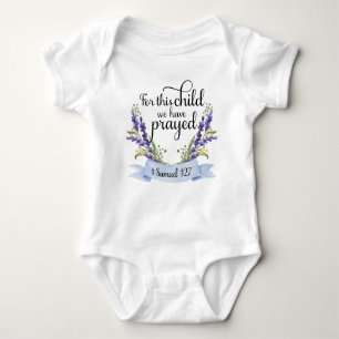 For This Child We Have Prayed - I Samuel 1:27 Baby Bodysuit