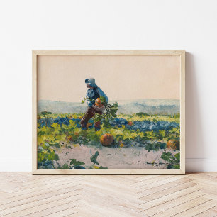 For to Be a Farmer’s Boy   Winslow Homer Poster