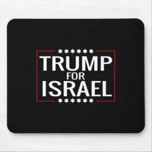 For Trump 2020 Hebrew Rally Sign-jewish Israel Mouse Pad