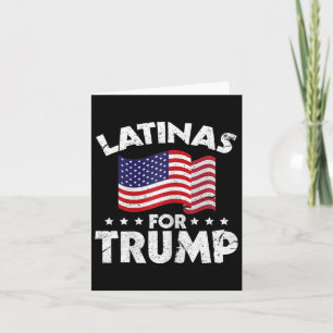 For Trump 2020 Reelect Donald Trump 45  Card