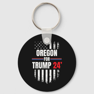 For Trump 2024 American Flag  Key Ring