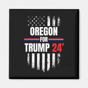 For Trump 2024 American Flag  Magnet