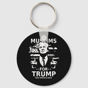 For Trump 2024 Conservative Funny Election 45 47  Key Ring