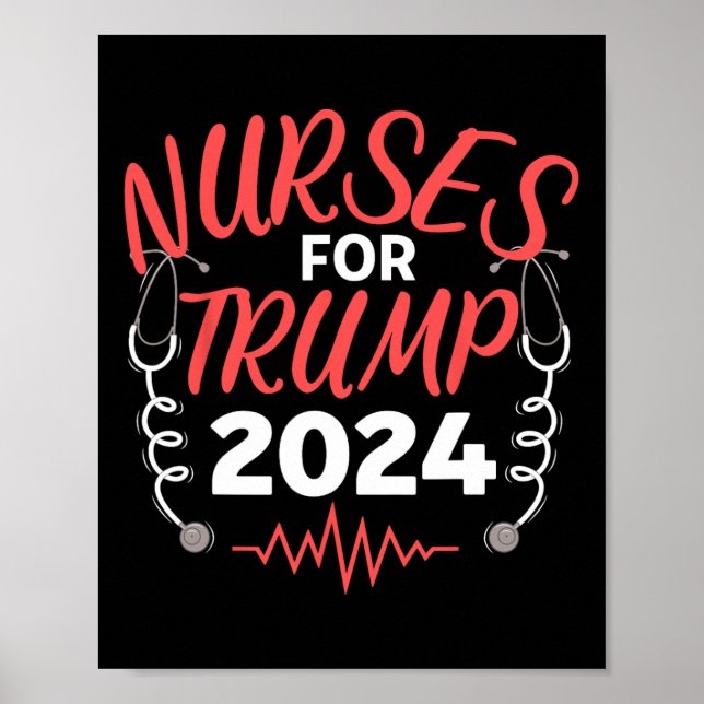 For Trump 2024 Election  Poster (Front)
