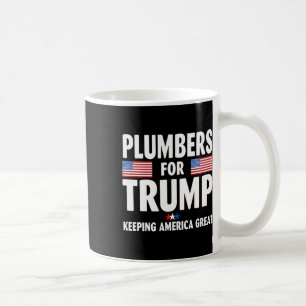For Trump 2024 Keeping America Great Us Flag Coffee Mug