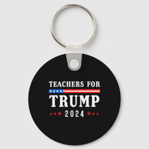 For Trump 2024 Patriotic American Flag  Key Ring