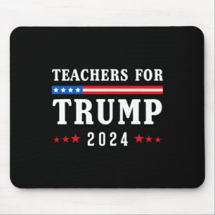 For Trump 2024 Patriotic American Flag Mouse Pad