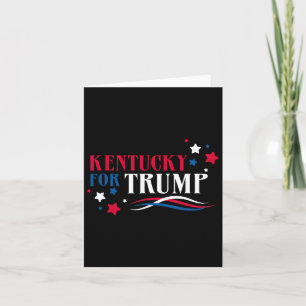 For Trump 2024 Re Election President Vote Card