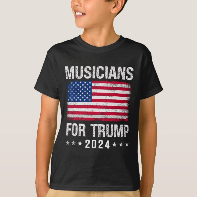 For Trump 2024  T-Shirt (Front)